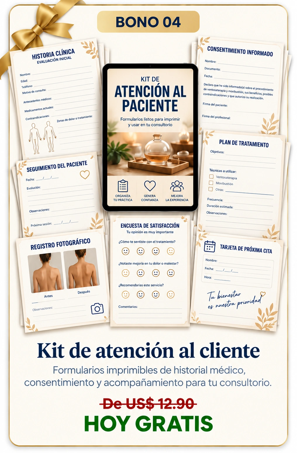 BONO 4 · Kit de sesión con el cliente